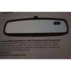  2011 Subaru Tribeca OEM Auto Dimming Mirror with Compass 