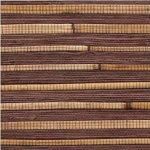     Brown natural bamboo grasscloth wall covering: Kitchen & Dining