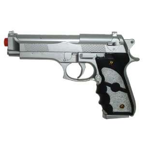  9mm Style Silver Airsoft BB Pistol   Airsoft Guns:Hand 