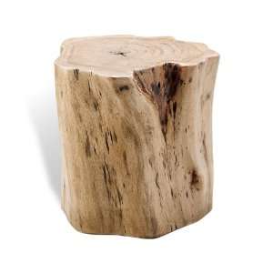  Buckley Forest Rustic Wood Stump Stool: Home & Kitchen