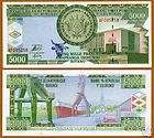 BURUNDI 5000 5,000 FRANCS 2005 P 42 UNC  
