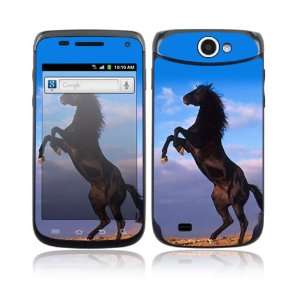  Samsung Exhibit II 4G Decal Skin Sticker   Animal Mustang 