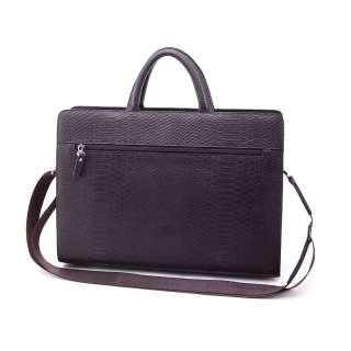 Men Leather Briefcases Business Satchel School Laptop Bag Handbag 