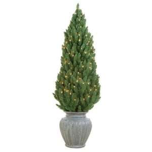  Artificial Spruce Pre Strung Potted Tree: Home Improvement