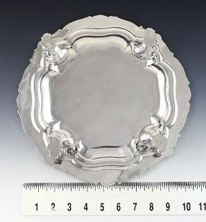 PAUL STORR STERLING SILVER ENGLISH REGENCY FOOTED TRAY  