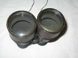 Antique French Lemaire Fabt Paris Binoculars with Leather Exterior 