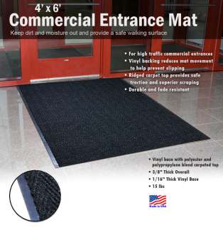 Commercial Entrance Mat   Indoor Outdoor Heavy Duty Entry Door 