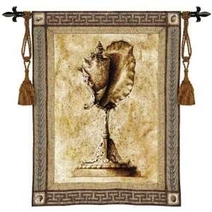 Ornamentum Strombus Gigas Conch Shell Tapestry Wall Hanging:  
