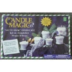  Candle Magic Let It Snow Candle Kit: Arts, Crafts 