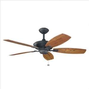  Bundle 07 52 Canfield Ceiling Fan in Distressed Black (4 