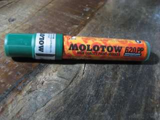 NEW Molotow Paint JUMBO Marker Sealed 620 PP GREEN  