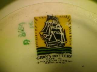 PINK LUSTRE SALVER BY GRAYS POTTERY, STOKE ON TRENT  