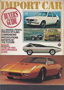 Petersens 1972 Import Car Buyers Guide  