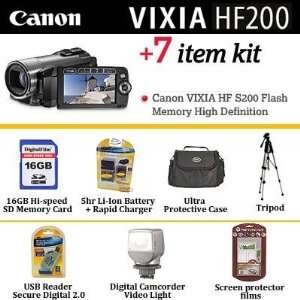  Canon VIXIA HF200 Flash Memory High Definition With 