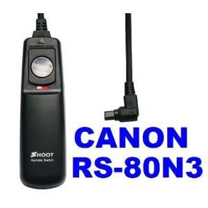   Shutter Cord RS 80N3 for Canon 1D 5D 20D 40D 50D: Camera & Photo