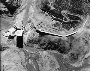 Photo 1928 LA Calif Sky View Collapse St Francis Dam  