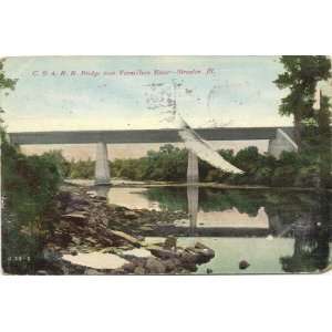   Bridge over Vermillion River   Streator Illinois 
