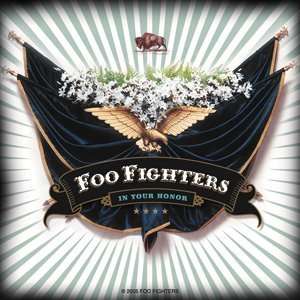 FOO FIGHTERS COLOR AMERICAN EAGLE IN YOUR HONOR STICKER
