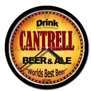  CANTRELL beer and ale cerveza wall clock: Everything Else