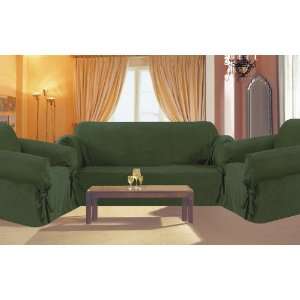  Sofa / Couch Cover Slipcover 3 Pc. Set = Sofa + Loveseat 