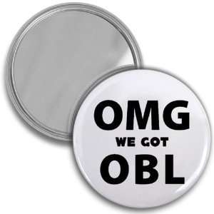   Obl Obama Gets Osama Bin Laden 2.25 Inch Pocket Mirror