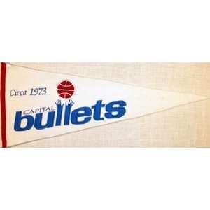 Capital Bullets 32x13 Vintage Wool Pennant:  Sports 