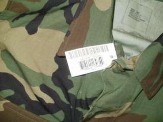   ISSUE MED SHORT green CAMOFLAGUE Woodland COMBAT jacket NWT C46  