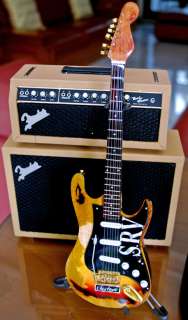Miniature Guitar Stevie Ray Vaughan SRV #2 Custom + Amp  