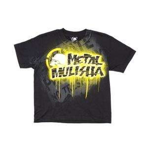  Metal Mulisha Youth Stomping Ground T Shirt   Large/Black 