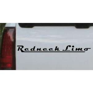   Redneck Limo Off Road Car Window Wall Laptop Decal Sticker: Automotive