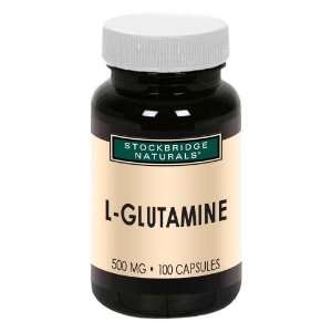  Stockbridge Naturals   L Glutamine     100 capsules 