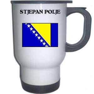  Bosnia   STJEPAN POLJE White Stainless Steel Mug 