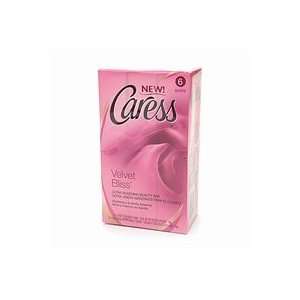  Caress Bar Soap, 4.25 oz, Velvet Bliss 6 ea: Beauty