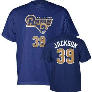 Steven Jackson Reebok Name and Number St. Louis Rams T Shirt:  
