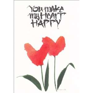   Greeting Card   You Make My Heart Happy: Health & Personal Care