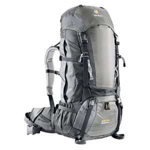   Deuter Aircontact 55+10 Gran/Blk Trekking Backpack: Sports & Outdoors