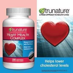 com Trunature Heart Health Complex Omega 3, CoQ10, and Plant Sterols 
