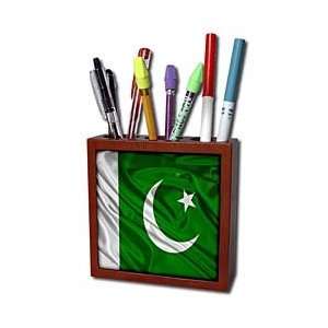  Flags   Pakistan Flag   Tile Pen Holders 5 inch tile pen 