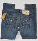 New Mens True Religion Jeans Ricky Big T Straight Leg Size 28 Victory 