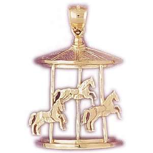   CleverEves 14k Gold Charm Carousels 7.3   Gram(s) CleverEve Jewelry