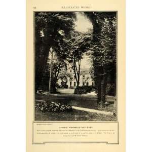  1917 Print Major General Pershing Paris Home Garden WWI 