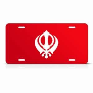 Sikhism Sikh Gurus Religious Metal License Plate Wall Sign Tag