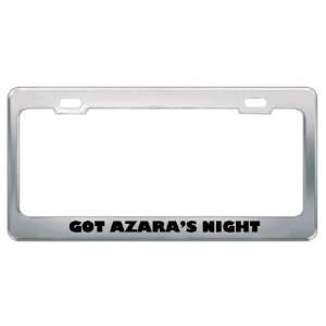  Got AzaraS Night Monkey? Animals Pets Metal License Plate 