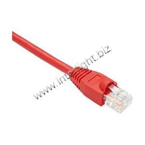 CAT5E CROSSOVER CABLE, UTP, RED, SNAGLESS, 50FT   CABLES/WIRING 