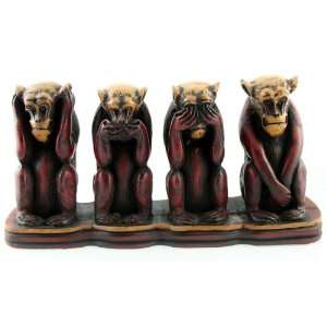   Wise And Old Monkeys See,Hear, Speak,Think No Evil: Office Products