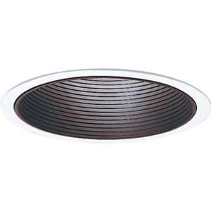   Lighting P8063 31 Step Baffle For Insulated Ceilings Ic Trims, Black