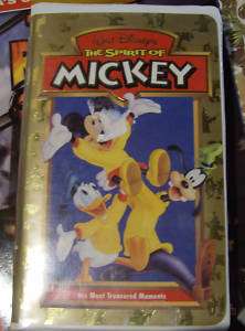 Spirit of Mickey Disney VHS 1998  