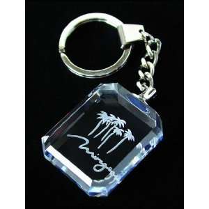  Crystal Key Chain   Square Shaped