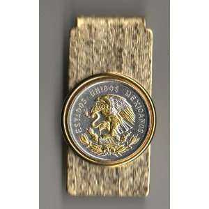  Gorgeous 2 Toned Gold & Silver Mexican Eagle   (Hinged 
