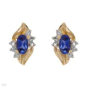   Sapphires Made of Yellow Gold Length 11mm   Certificate Available